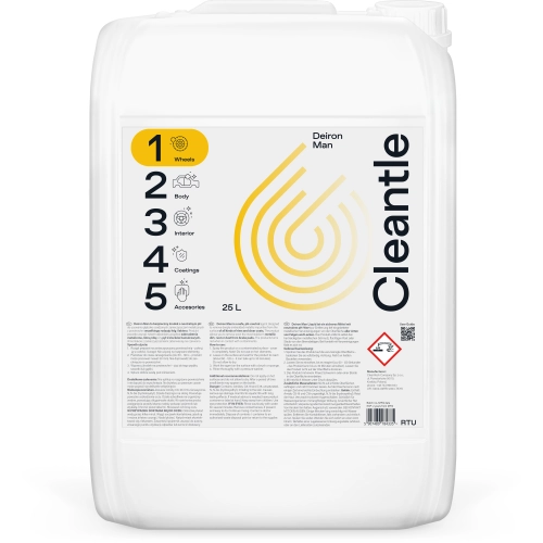 CLEANTLE DEIRON MAN 25L deironizer do czyszczenia felg